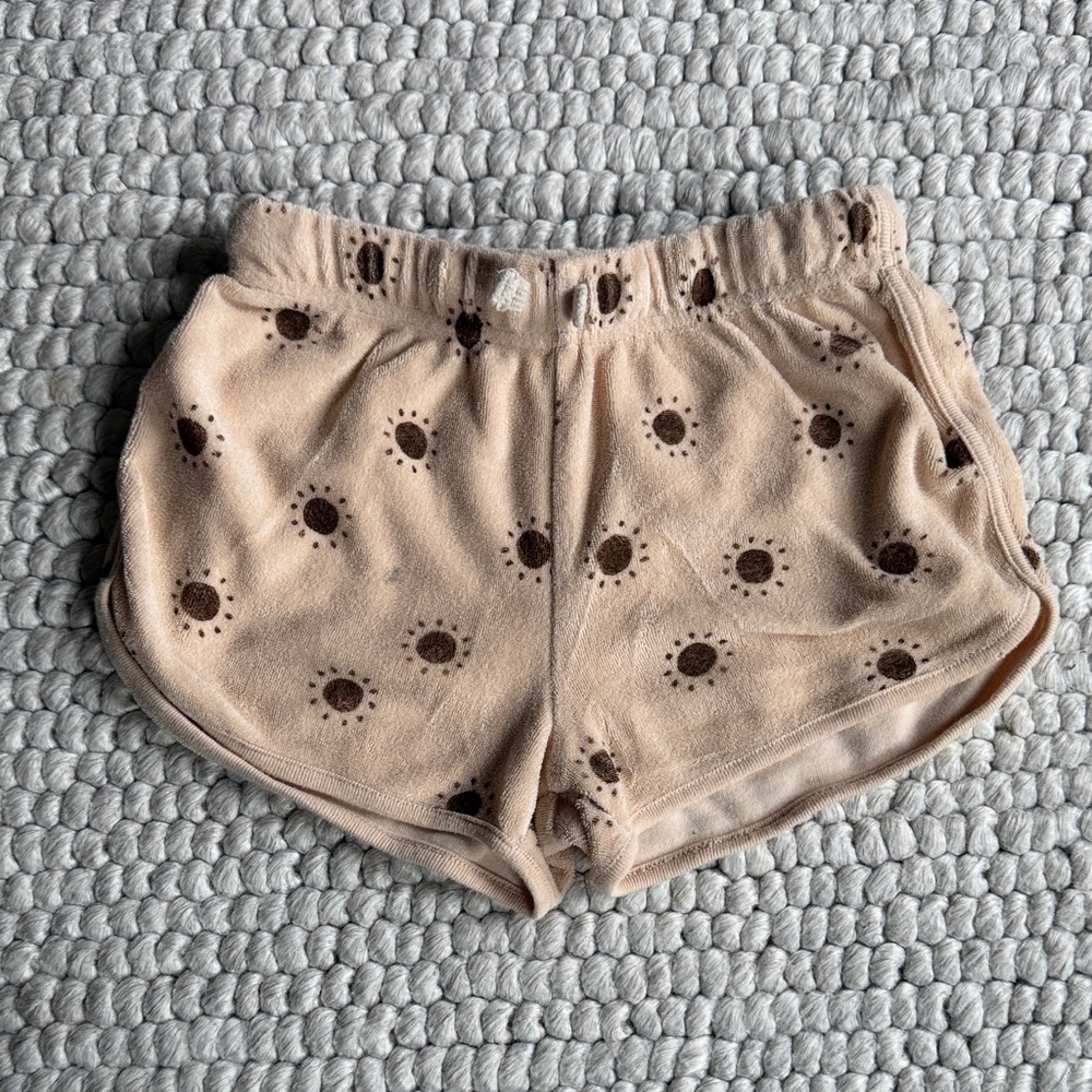 Rylee & Cru Tan Sun-Print Track Shorts 4-5